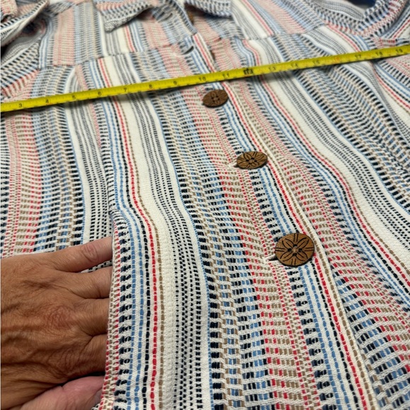 Draper's & Damon's Button Up Blazer/Jacket with Pockets, Medium, Multicolored - Picture 14 of 14